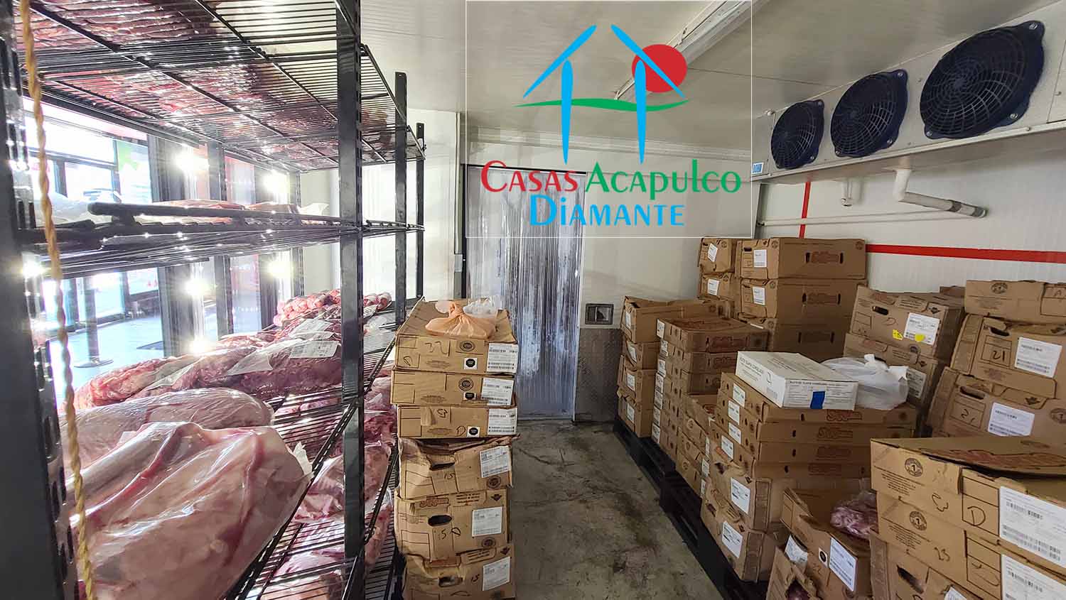 Plaza Diamante Turquesa local SuKarne - Cuarto frío 1